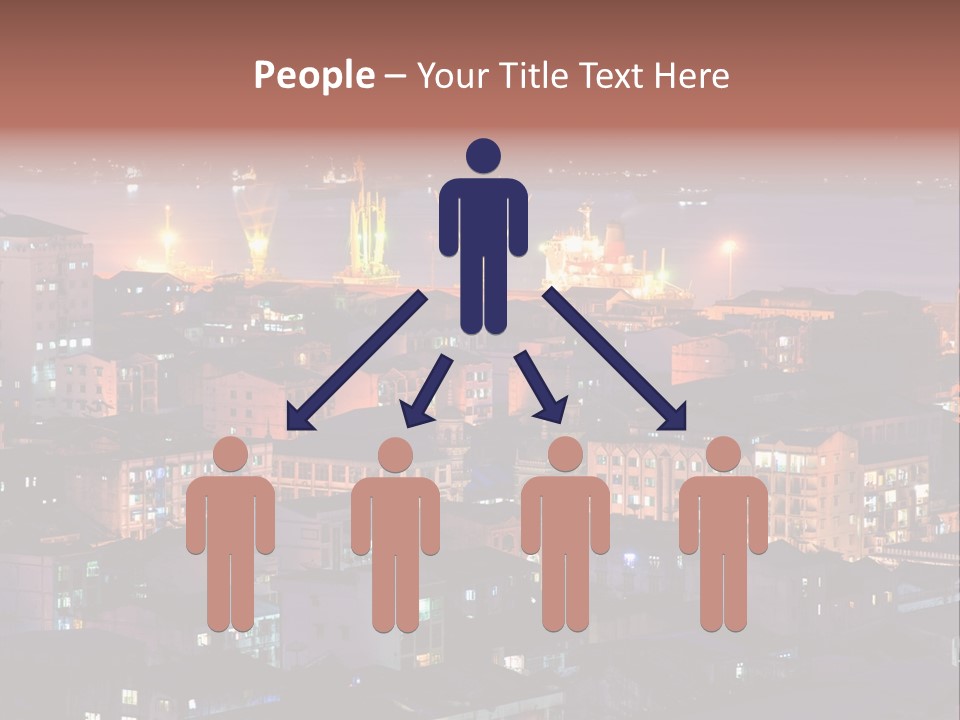 Colorful Blue Rangoon PowerPoint Template