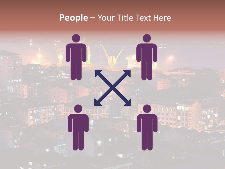 Colorful Blue Rangoon PowerPoint Template