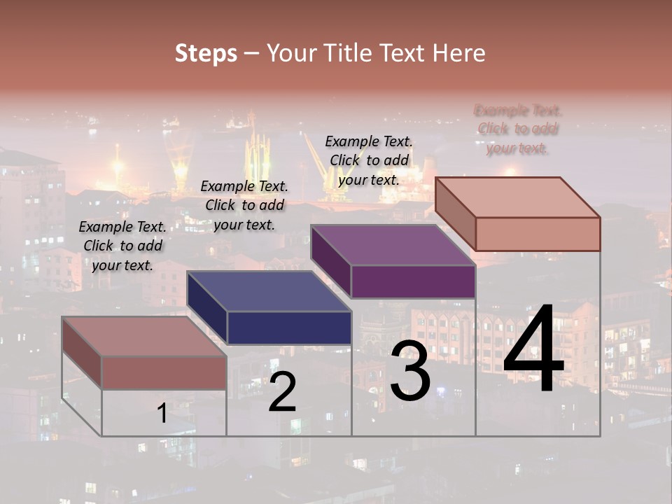 Colorful Blue Rangoon PowerPoint Template