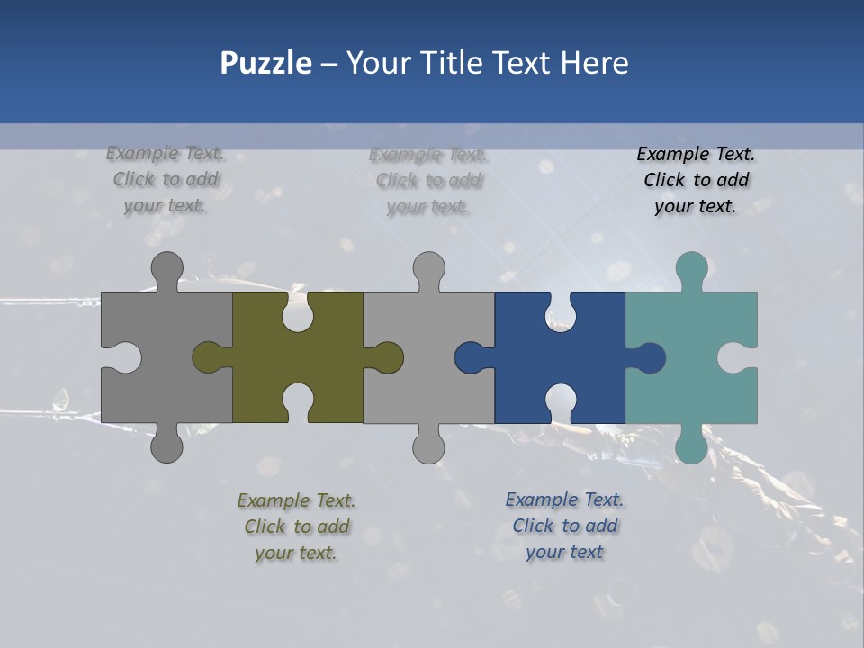 A Powerpoint Presentation With A Sky Background PowerPoint Template