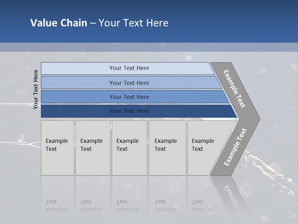 A Powerpoint Presentation With A Sky Background PowerPoint Template