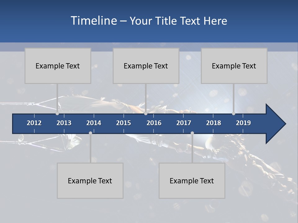A Powerpoint Presentation With A Sky Background PowerPoint Template