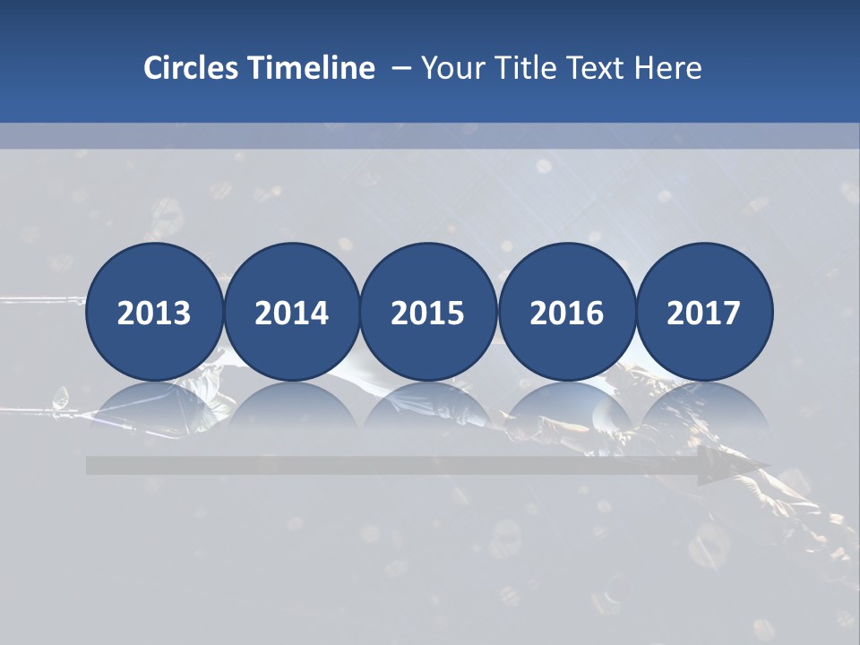 A Powerpoint Presentation With A Sky Background PowerPoint Template