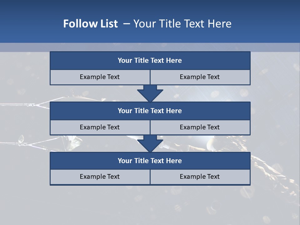 A Powerpoint Presentation With A Sky Background PowerPoint Template
