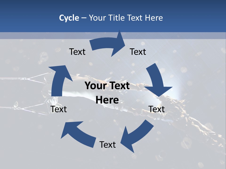 A Powerpoint Presentation With A Sky Background PowerPoint Template