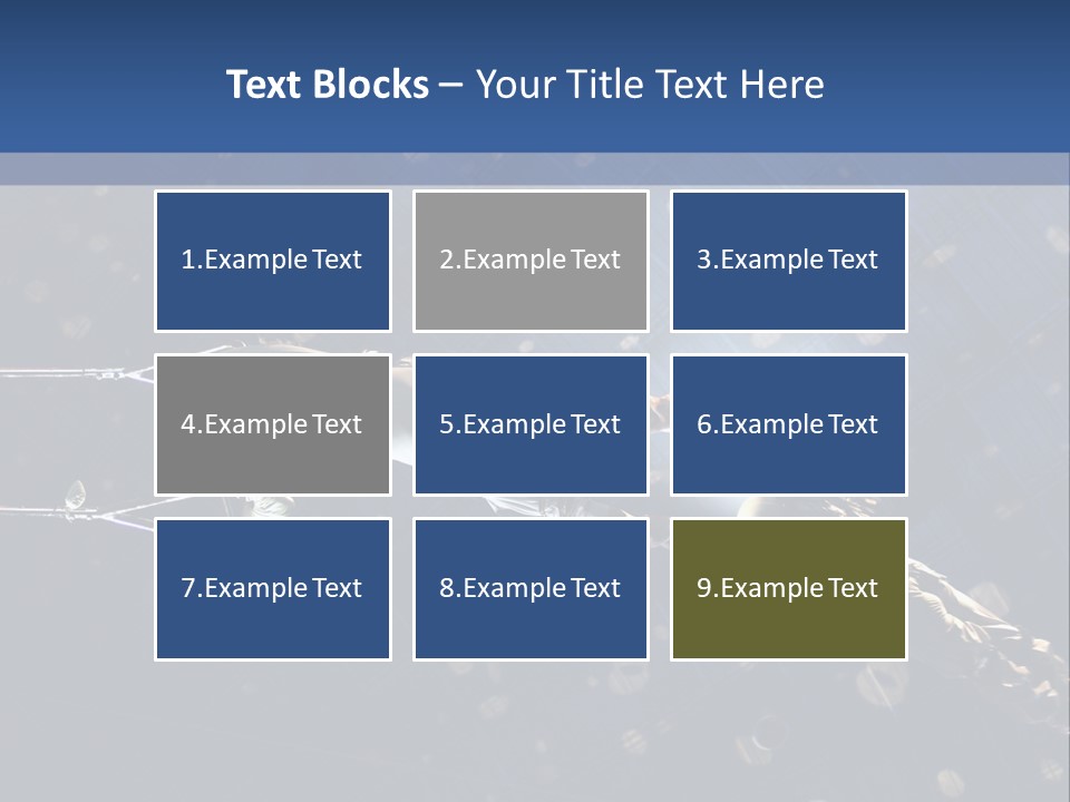 A Powerpoint Presentation With A Sky Background PowerPoint Template