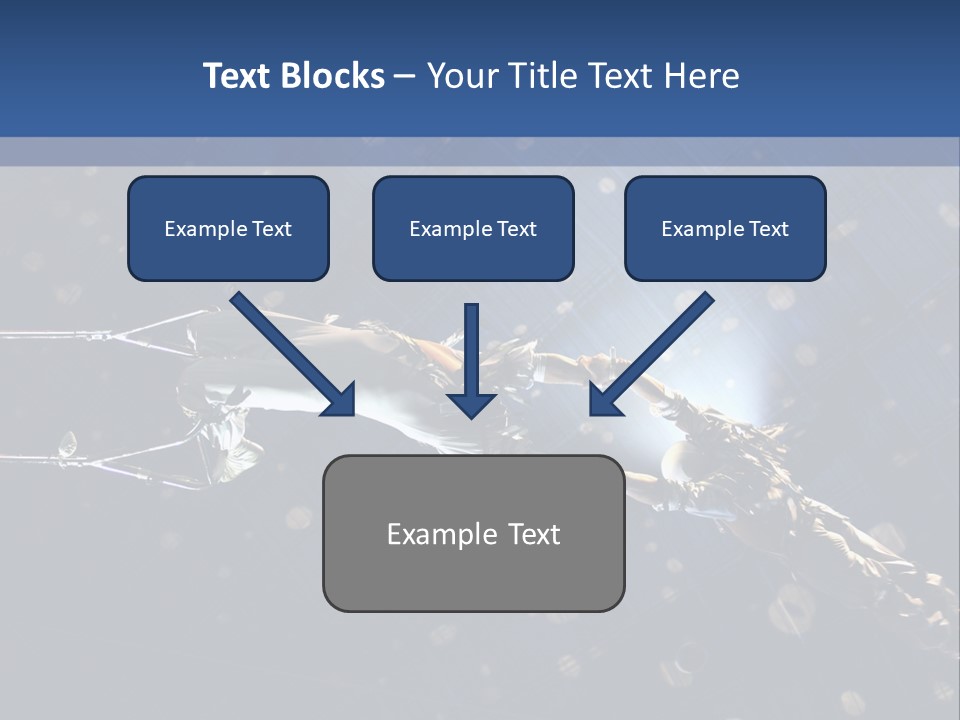 A Powerpoint Presentation With A Sky Background PowerPoint Template