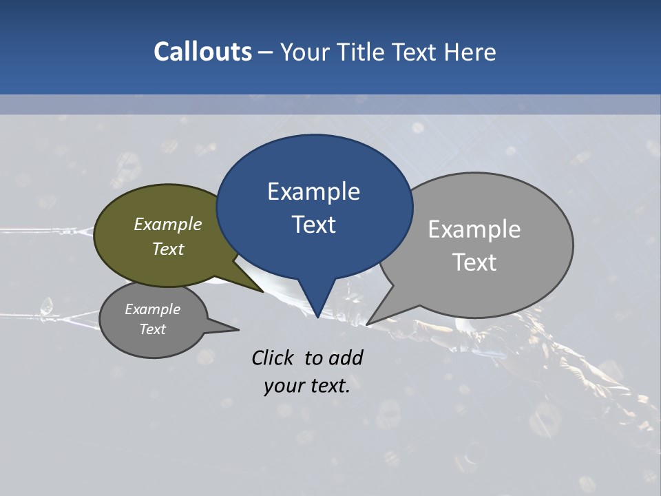 A Powerpoint Presentation With A Sky Background PowerPoint Template