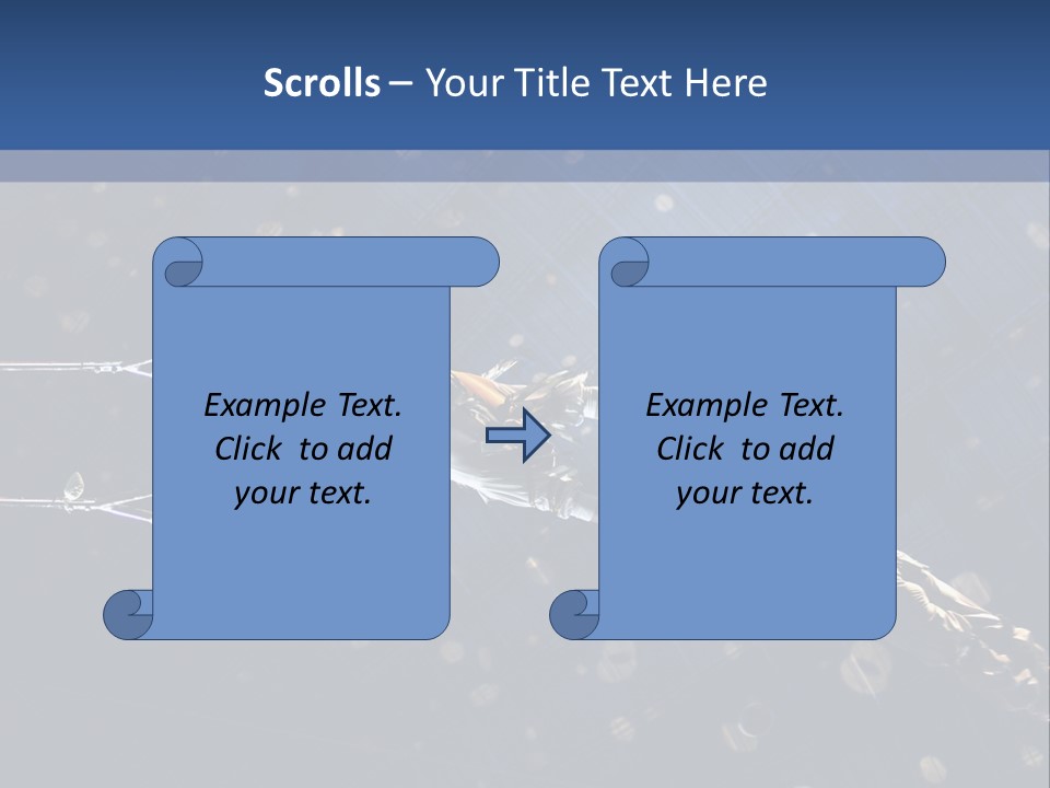 A Powerpoint Presentation With A Sky Background PowerPoint Template