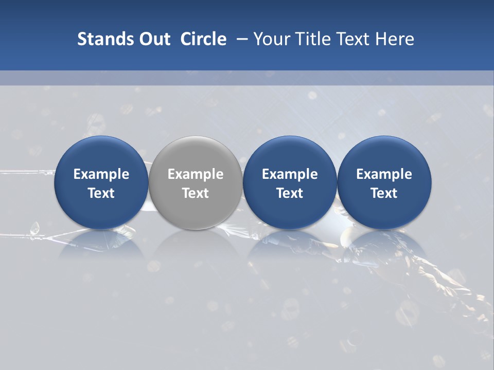 A Powerpoint Presentation With A Sky Background PowerPoint Template