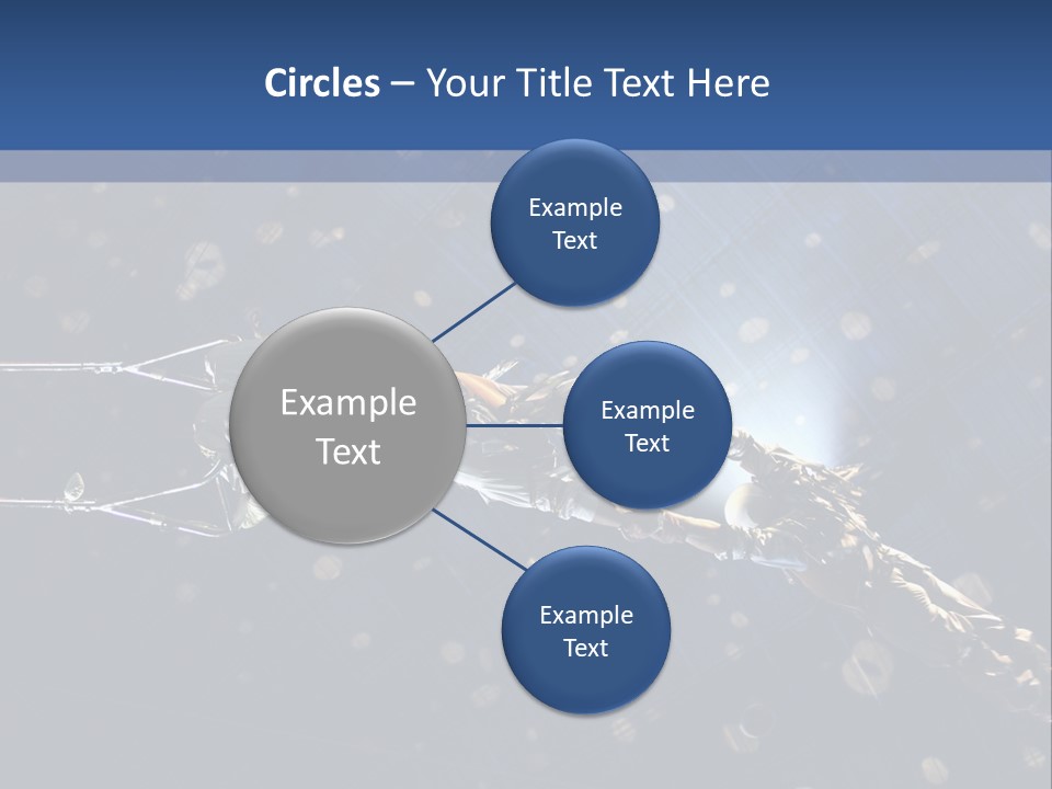 A Powerpoint Presentation With A Sky Background PowerPoint Template