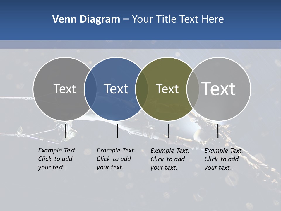 A Powerpoint Presentation With A Sky Background PowerPoint Template