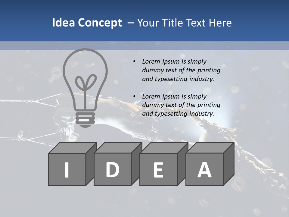 A Powerpoint Presentation With A Sky Background PowerPoint Template