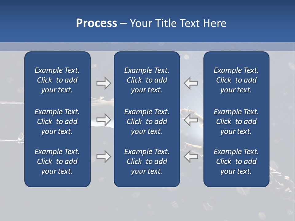 A Powerpoint Presentation With A Sky Background PowerPoint Template
