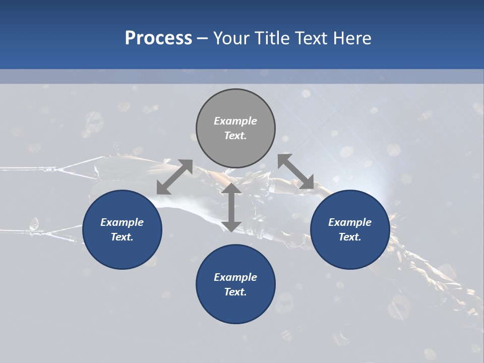 A Powerpoint Presentation With A Sky Background PowerPoint Template