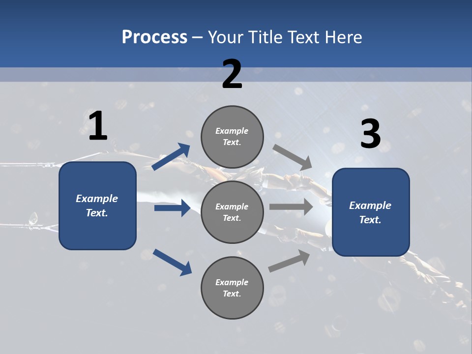 A Powerpoint Presentation With A Sky Background PowerPoint Template