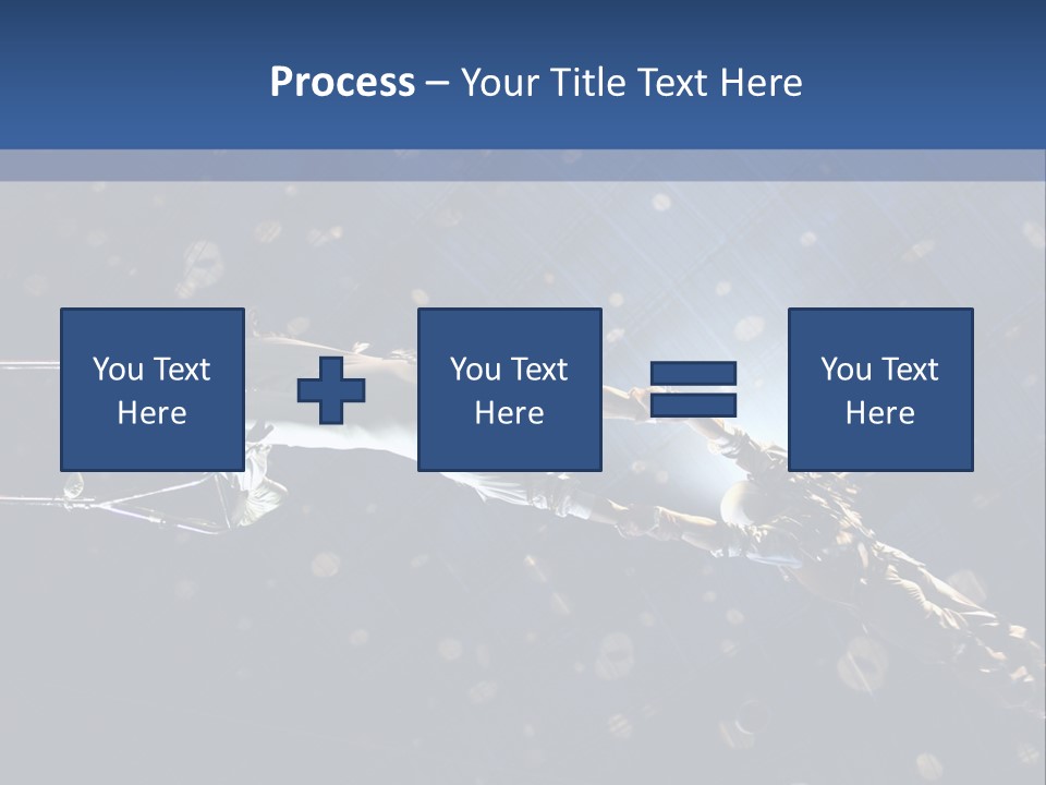 A Powerpoint Presentation With A Sky Background PowerPoint Template