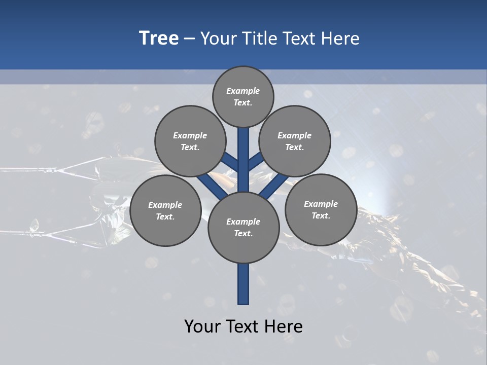 A Powerpoint Presentation With A Sky Background PowerPoint Template
