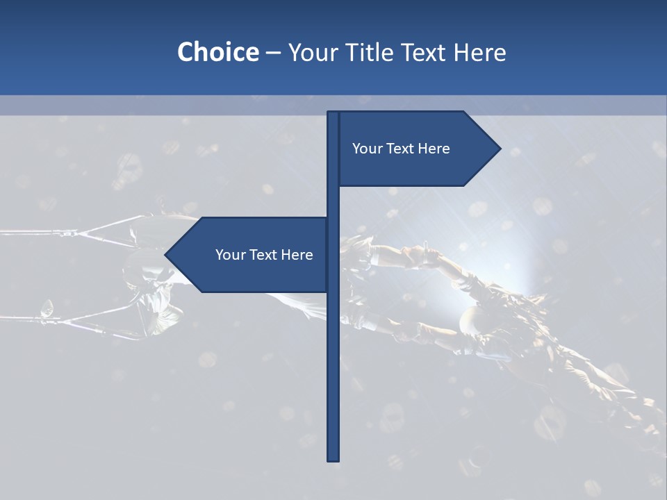 A Powerpoint Presentation With A Sky Background PowerPoint Template
