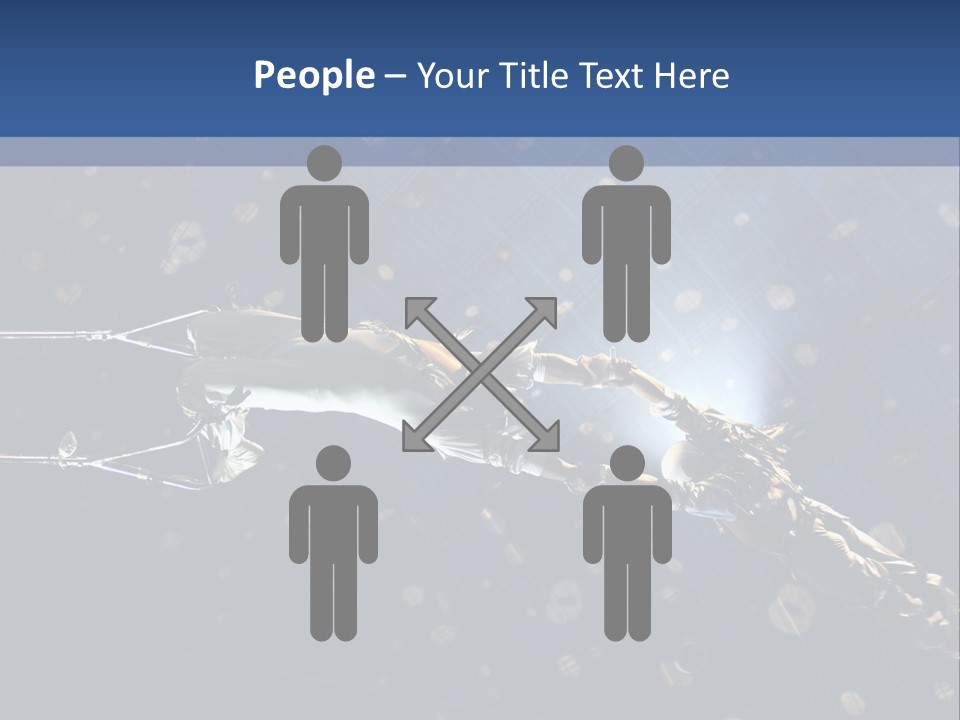 A Powerpoint Presentation With A Sky Background PowerPoint Template