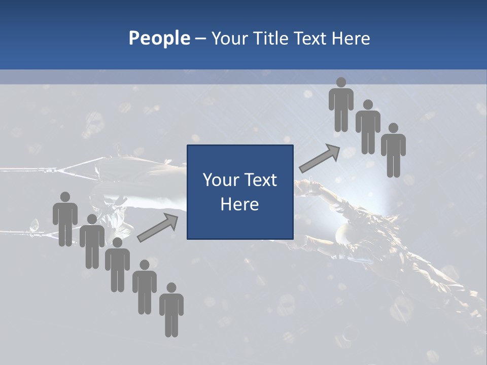 A Powerpoint Presentation With A Sky Background PowerPoint Template