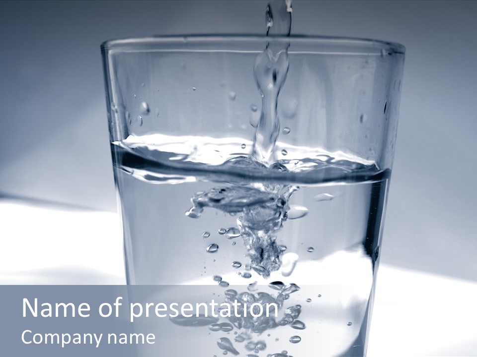 Dehydrated Clean Cold PowerPoint Template