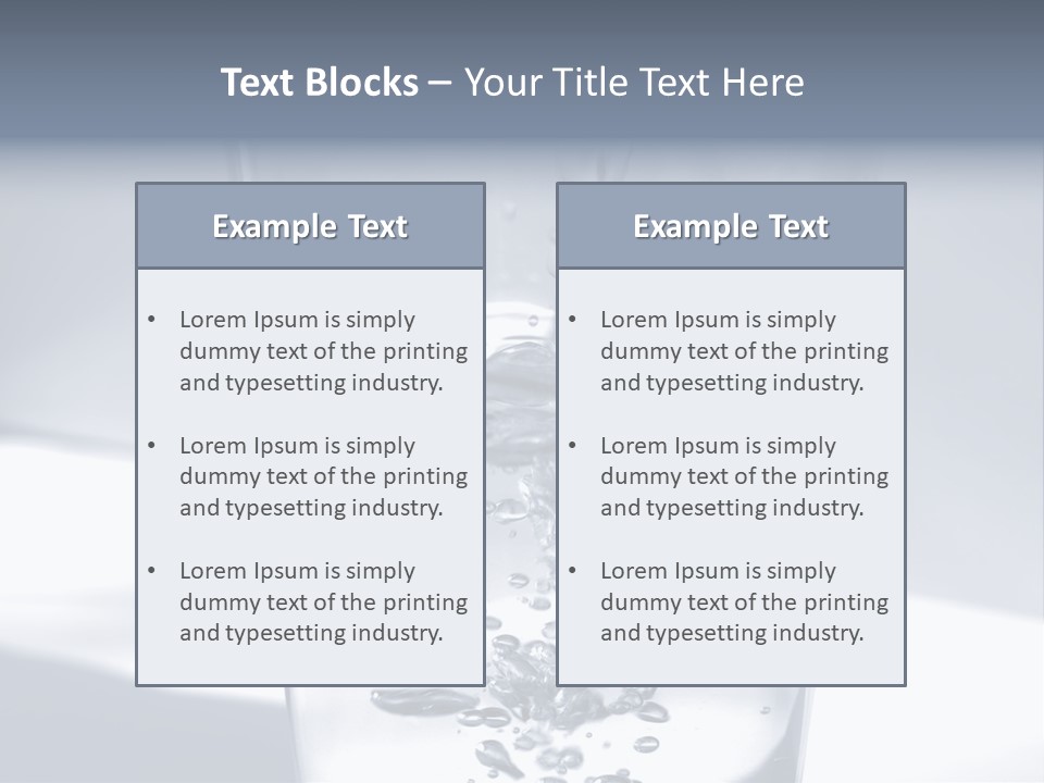 Dehydrated Clean Cold PowerPoint Template