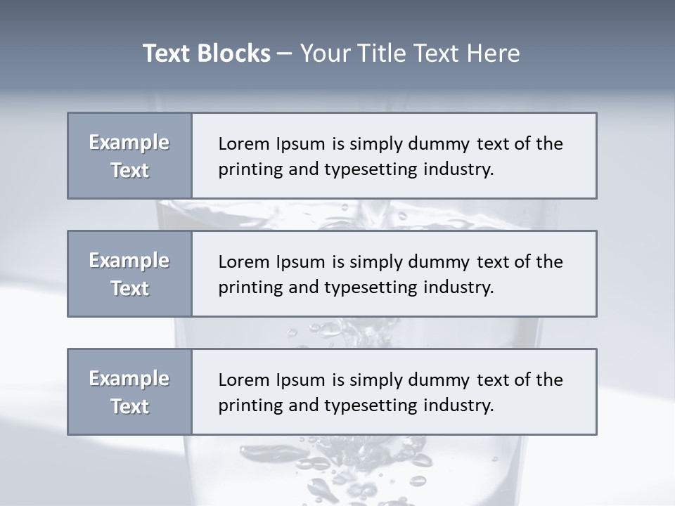Dehydrated Clean Cold PowerPoint Template