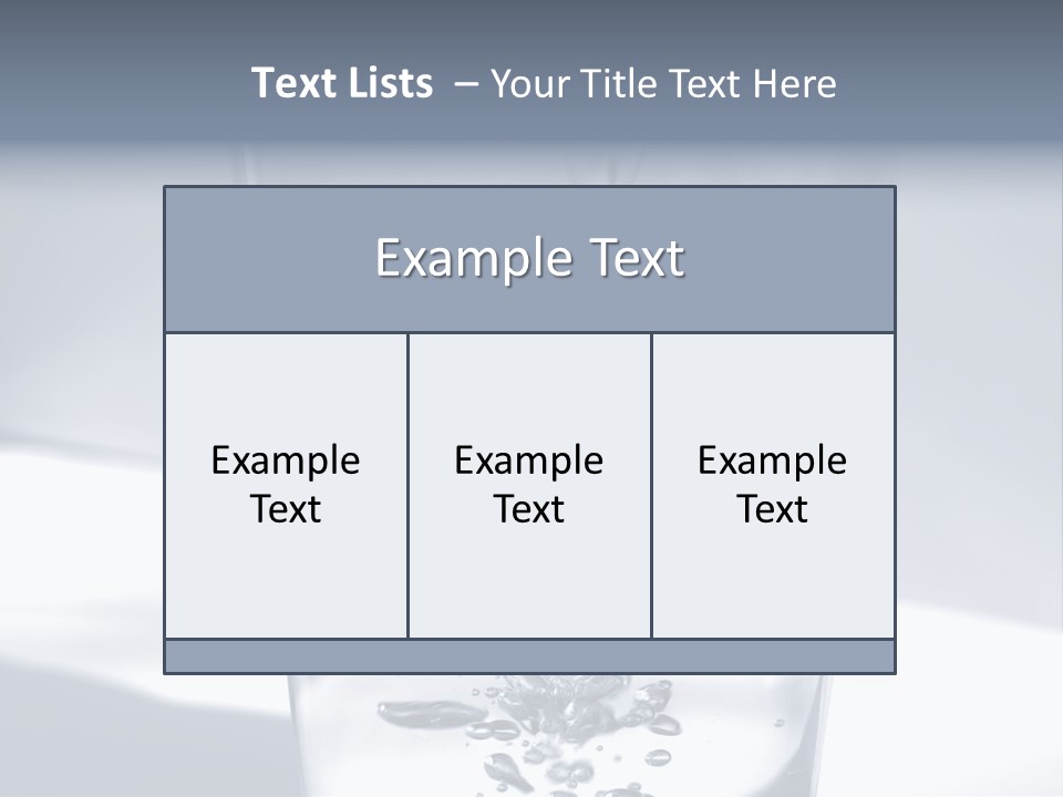 Dehydrated Clean Cold PowerPoint Template