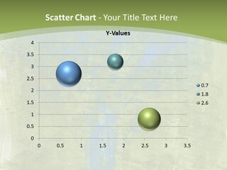 A Green And Blue Background With A Tree In The Center PowerPoint Template