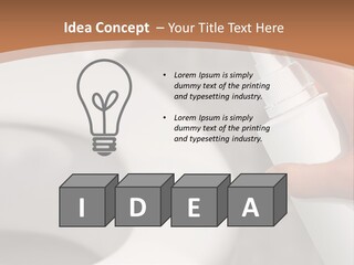 Table Inside Sit PowerPoint Template