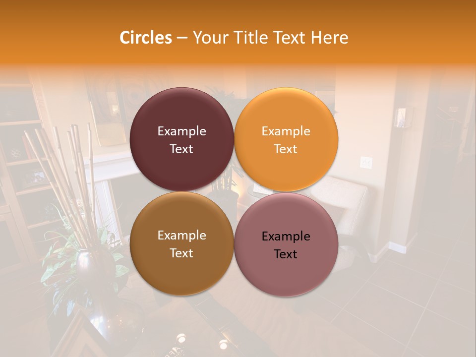 Table Inside Sit PowerPoint Template