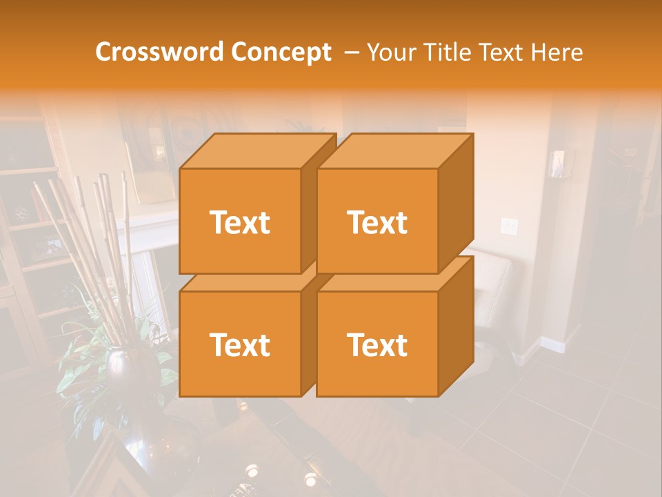 Table Inside Sit PowerPoint Template