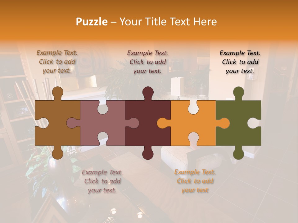 Table Inside Sit PowerPoint Template