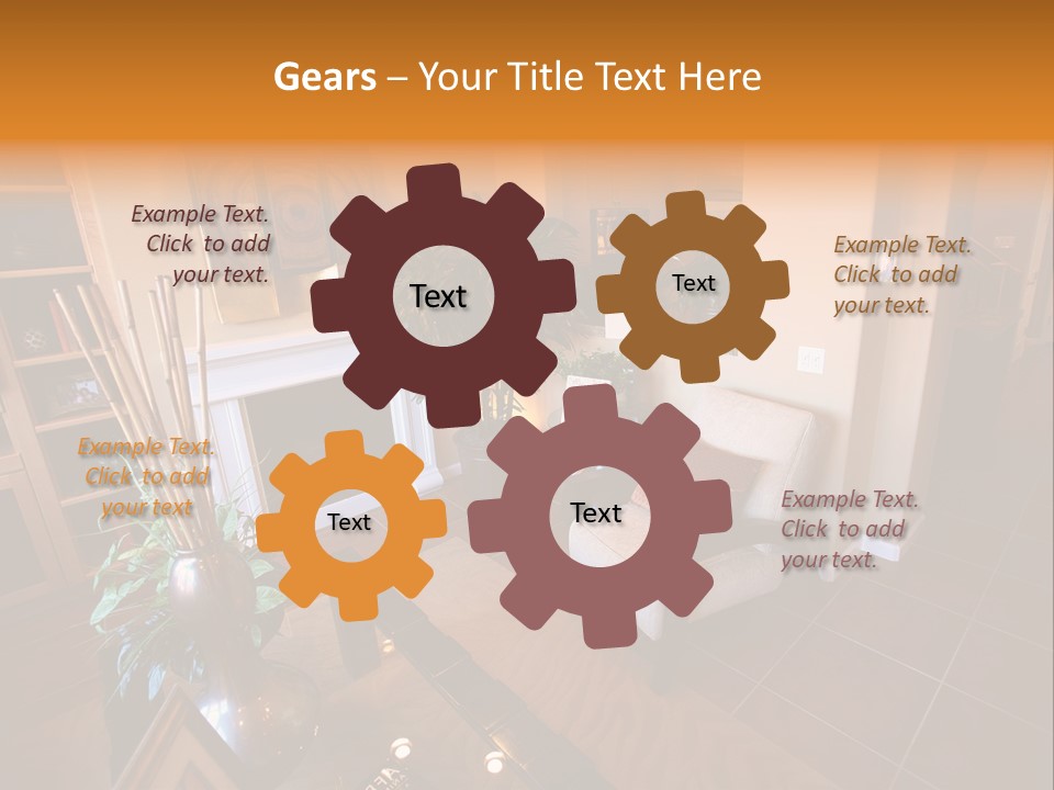 Table Inside Sit PowerPoint Template