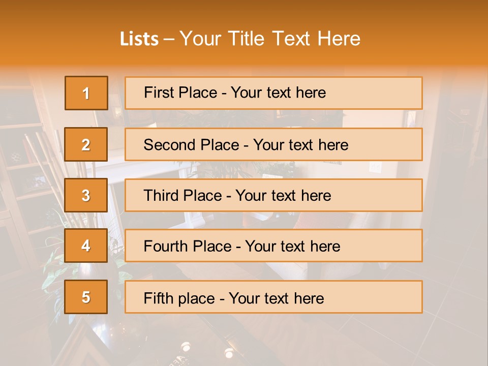 Table Inside Sit PowerPoint Template