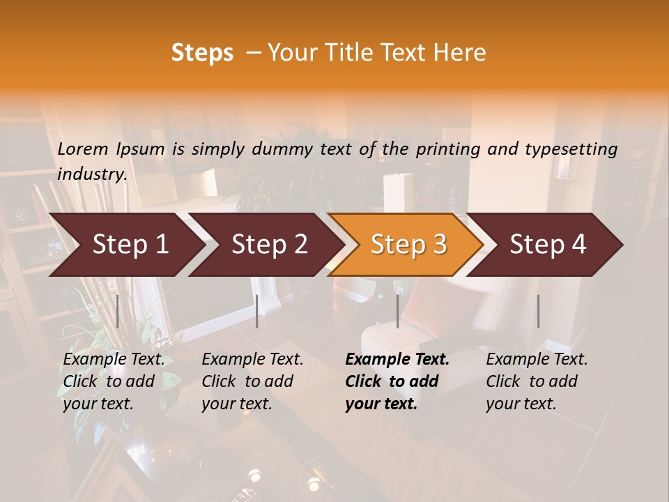 Table Inside Sit PowerPoint Template