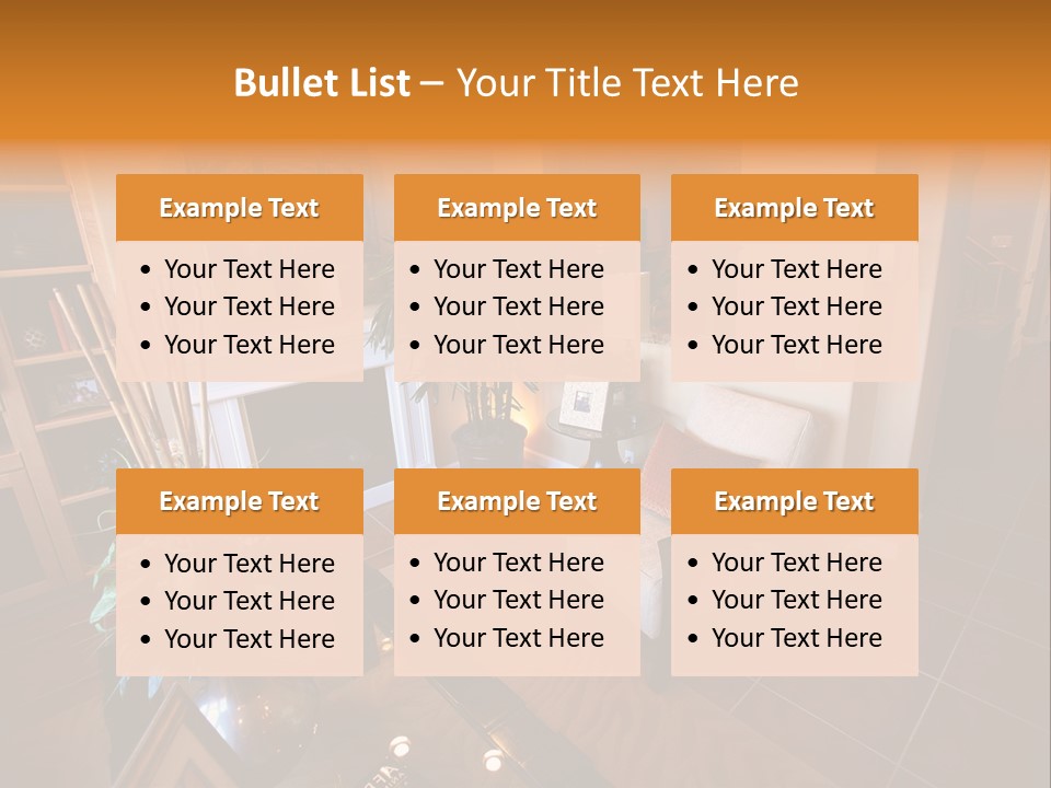 Table Inside Sit PowerPoint Template