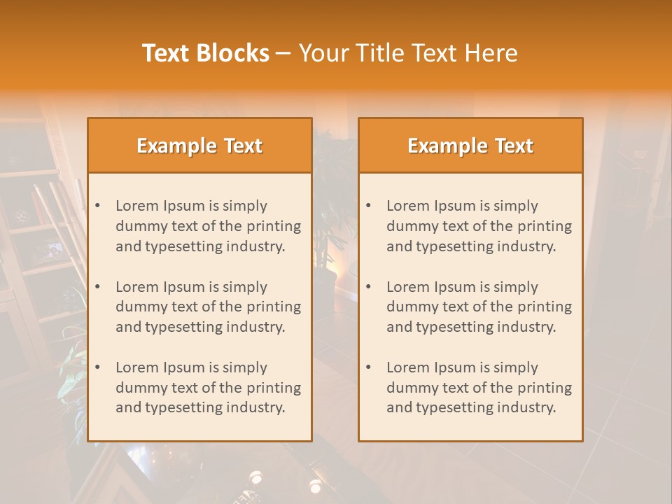 Table Inside Sit PowerPoint Template