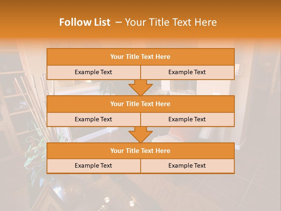 Table Inside Sit PowerPoint Template