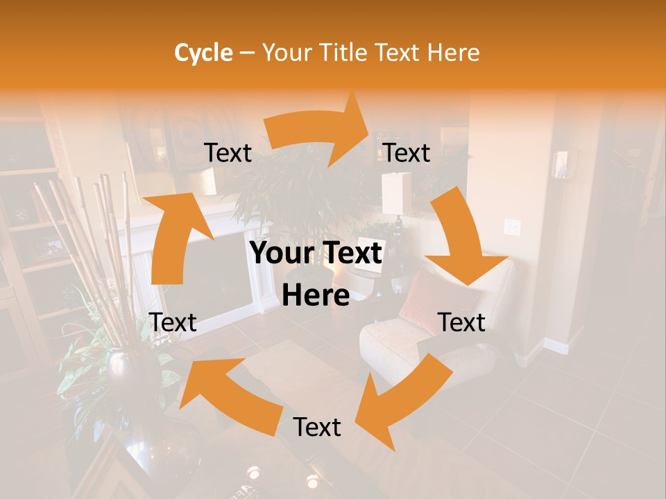 Table Inside Sit PowerPoint Template