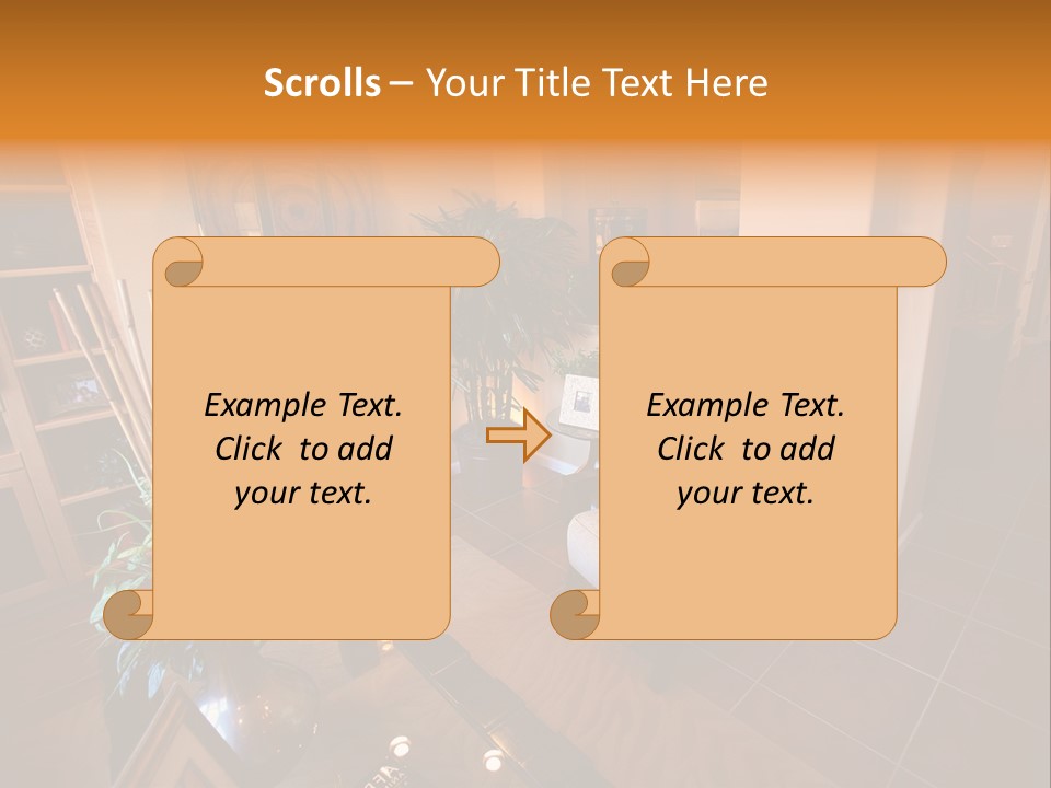 Table Inside Sit PowerPoint Template