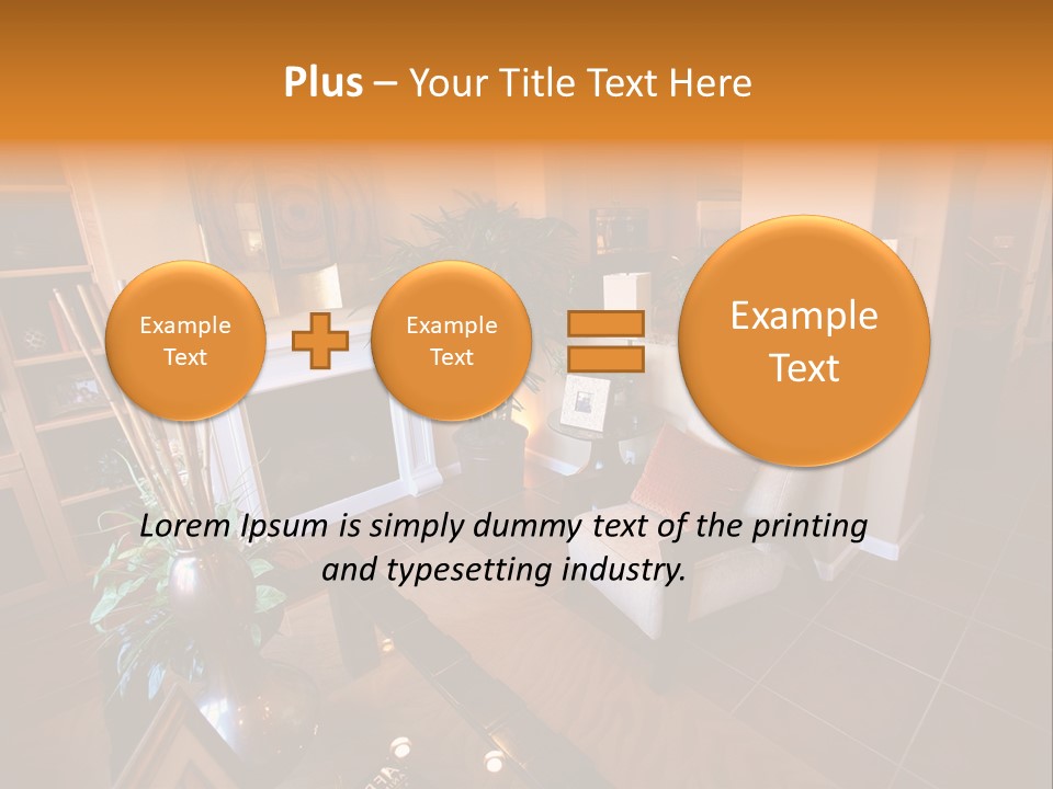 Table Inside Sit PowerPoint Template