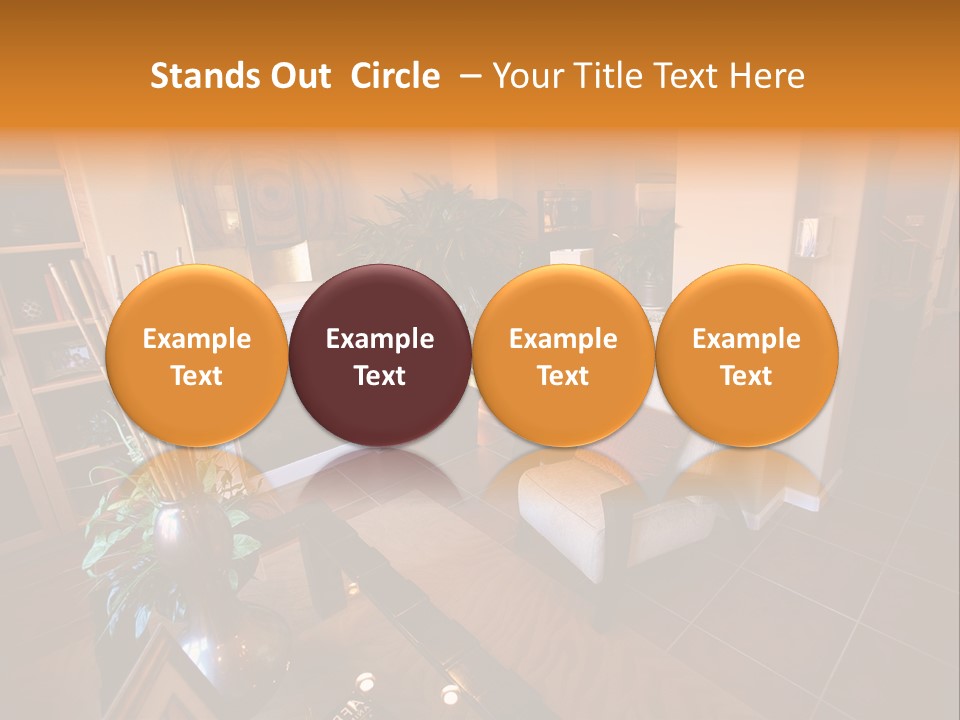 Table Inside Sit PowerPoint Template