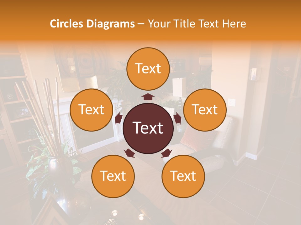 Table Inside Sit PowerPoint Template