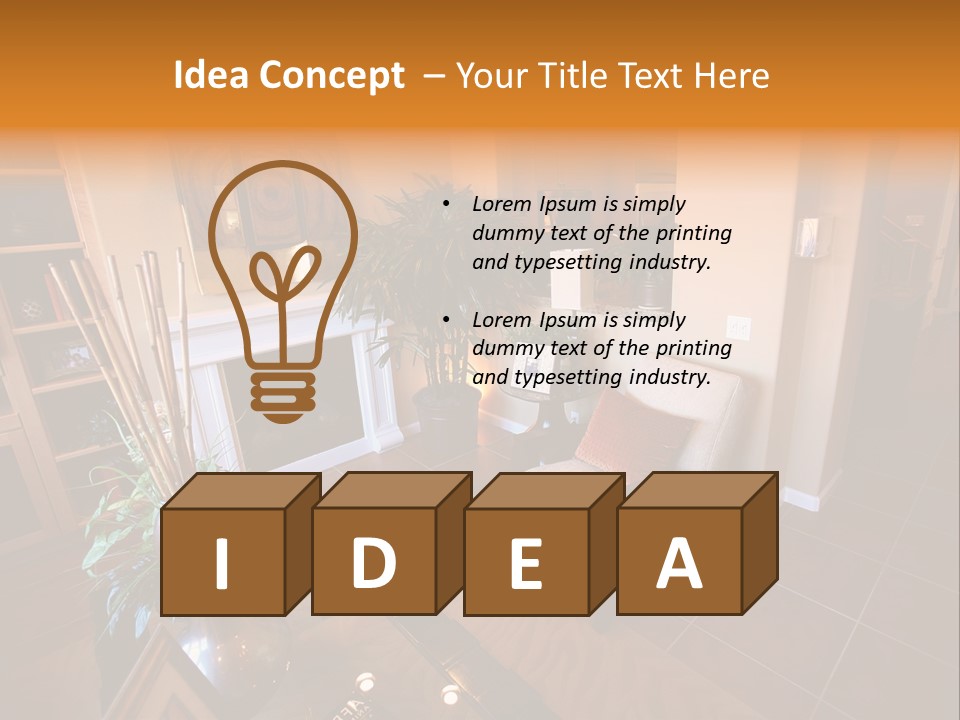 Table Inside Sit PowerPoint Template