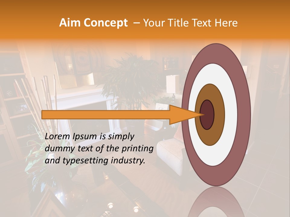 Table Inside Sit PowerPoint Template