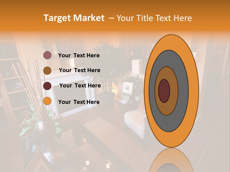 Table Inside Sit PowerPoint Template