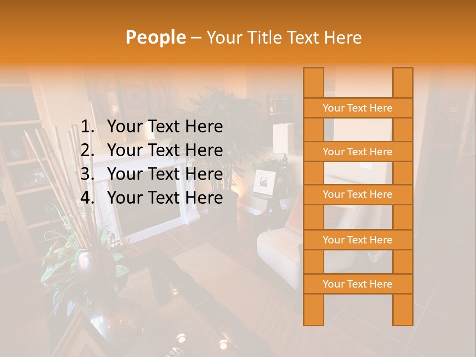 Table Inside Sit PowerPoint Template