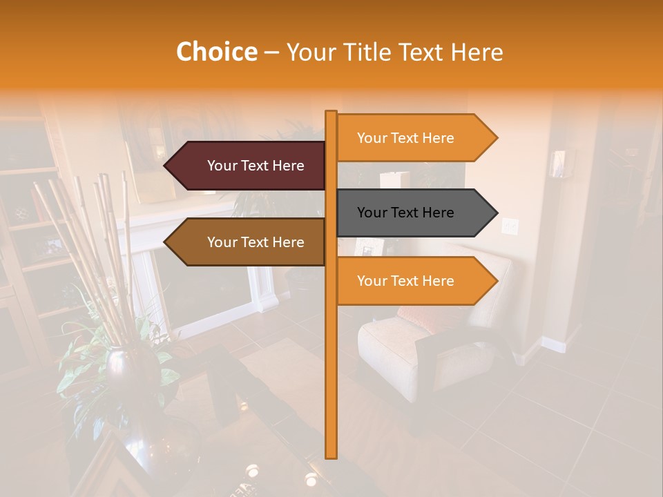 Table Inside Sit PowerPoint Template